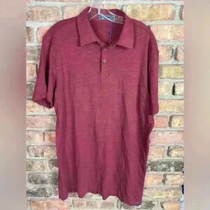 G/FORE Mens X-LARGE SLIM TEXTURED GOLF POLO CBN NEW